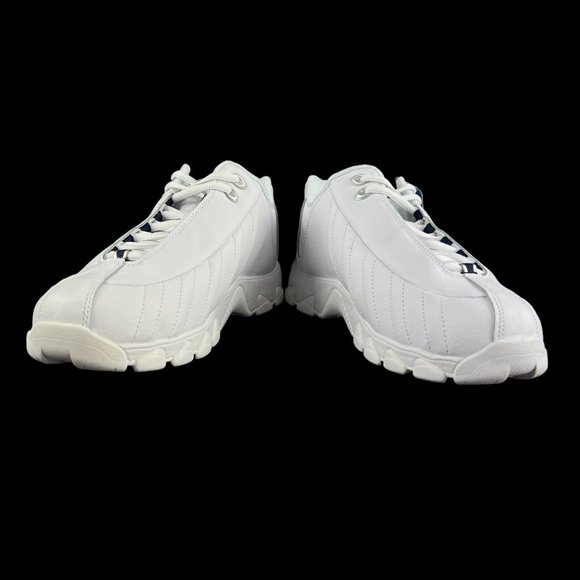 K-Swiss ST329 CMF White Navy Red Shoes Men's 03426-130 Sizes 9.5 - 11.5 EEEE - Picture 8 of 9